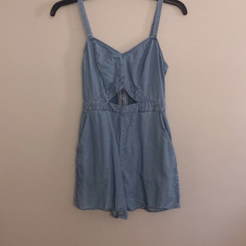 Jean style romper